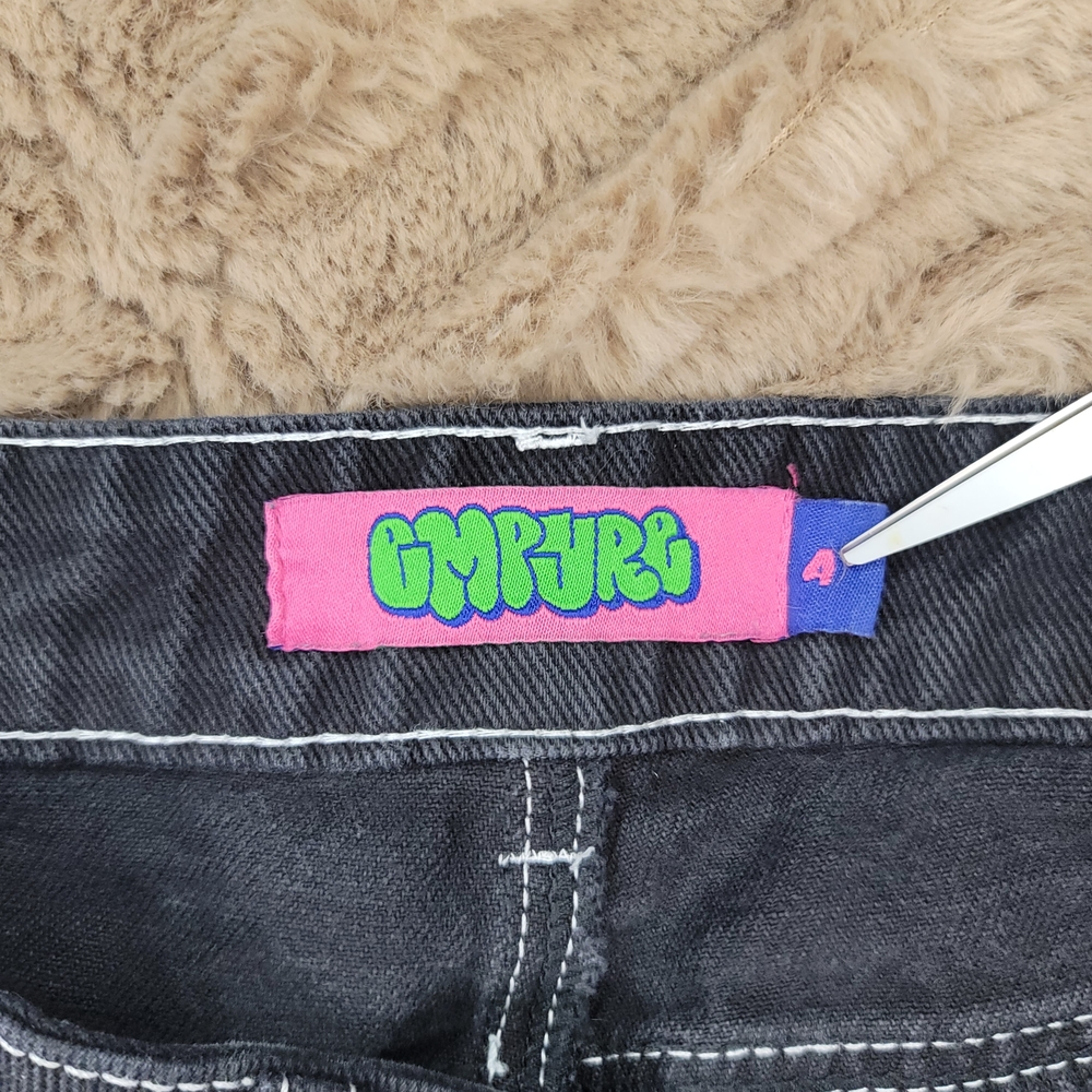 Empyre Black Cargo Pants ; JNCO Inspired - Picture 5 of 11